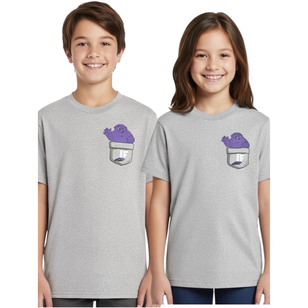 IF Invisible Friends youth sz L t-shirt unisex